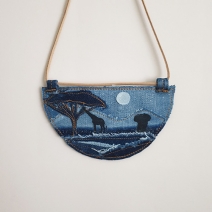 Savanna Denim necklace 
