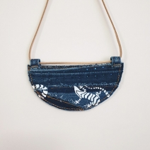 Upcycled Denim necklace varan