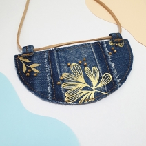 Recycled Denim necklace
