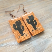 Wine Cork Earrings